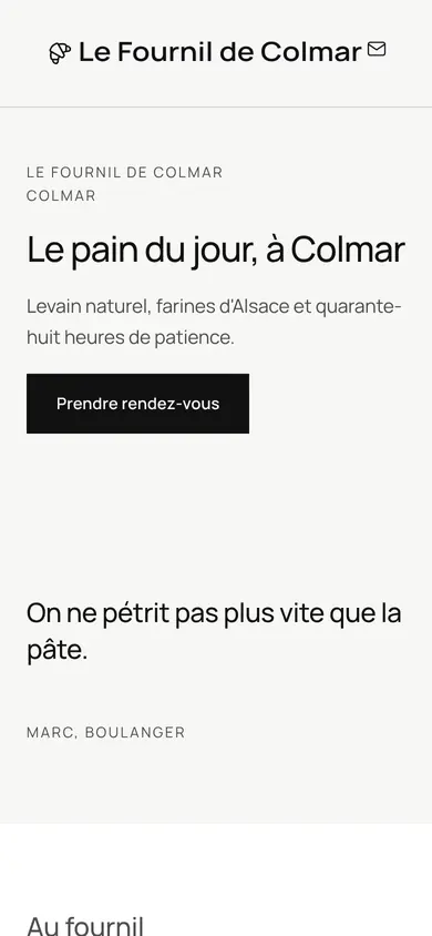 Thème Minimal sur téléphone, sans bandeau.