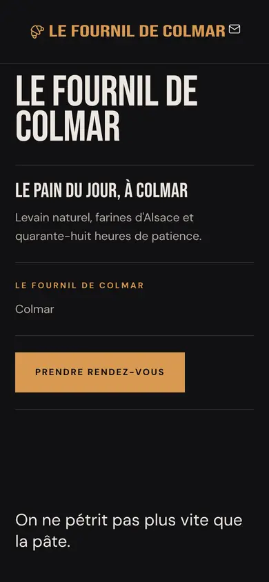 Thème Sombre sur téléphone, sans bandeau.